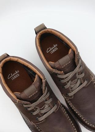 Кожаные ботинки clarks оригинал размер 42 (26.5 см)3 фото