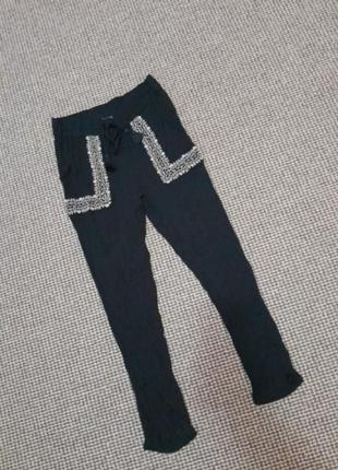 Брюки с вышивкой m&amp;s collection