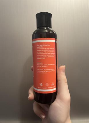 Тонер для лица с кислотами cos de baha aha/bha gs toner (gs) 200 мл