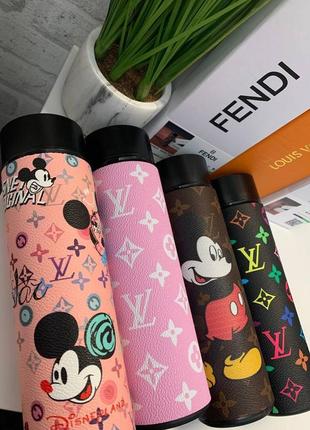 Термос брендовий міккі луі діор