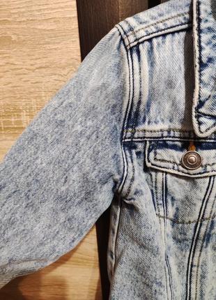 Джинсова дитяча куртка, джинсовая куртка3 фото