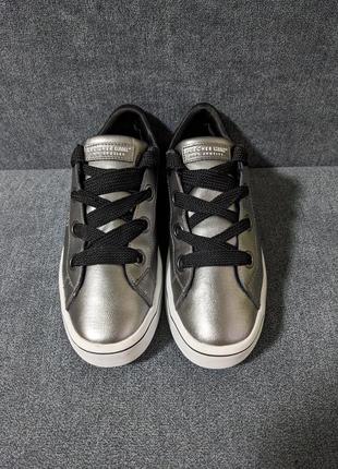 ❗️❗️❗️кроссовки женские skechers hi lites metallics in silver 40 р. оригинал6 фото