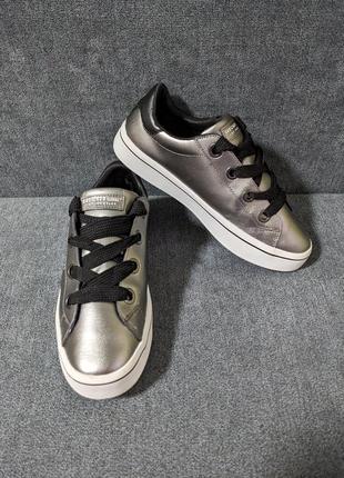 ❗️❗️❗️кроссовки женские skechers hi lites metallics in silver 40 р. оригинал8 фото