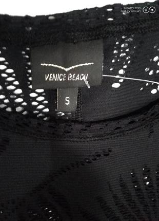 Блуза футболочка кружевная-xs-s- venice beach-в новом состоянии6 фото