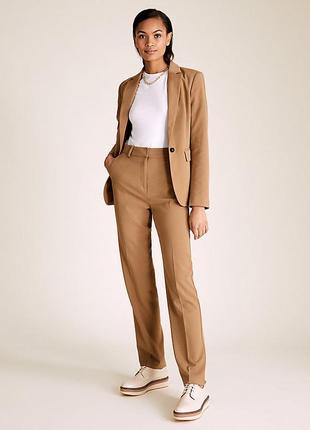 Стильні бежеві костюмні штани marks and spencer.  батал. англія.