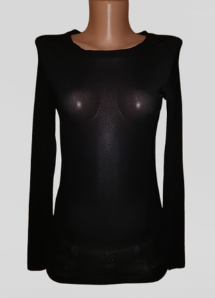 💖💖💖новая (сток) черная женская кофта, джемпер сеточка snialin💖💖💖1 фото