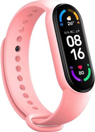 Smart band 7 (розовый ремешок)