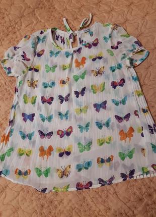 Блузка з метеликами