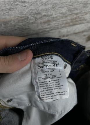 Мужские джинсы carhartt wip карго брюки штаны9 фото