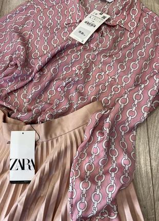 Продам набором блузку, юбку zara2 фото