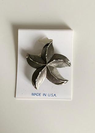 Винтажная но новая брошь морская звезда