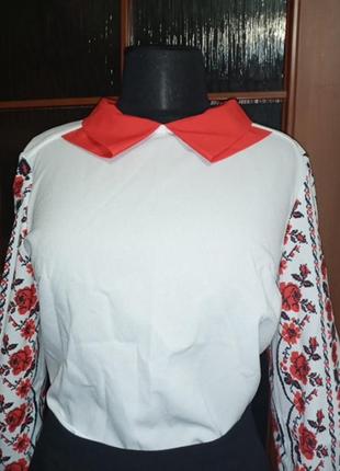 Блуза новая,вышиванка,поли ,р.52,50,48,украина,ц.400 гр2 фото