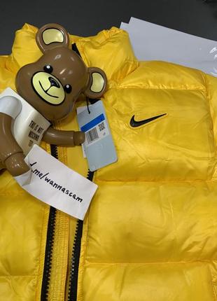 Nike x drake nocta puffer jacket gold