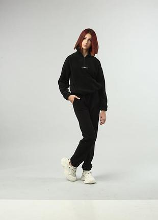 Флисовый теплый спортивный костюм