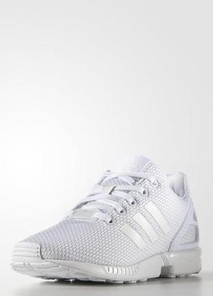 Кроссовки adidas zx flux kids white1 фото