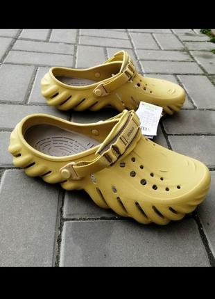 Литі сабо клоги crocs echo clоg, оригінал