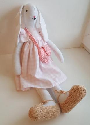 Іграшка заєць, hare (in a dress)6 фото