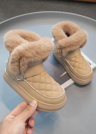 Теплые ботиночки для девочек (3)