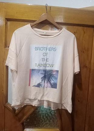 Футболка свободного кроя benetton