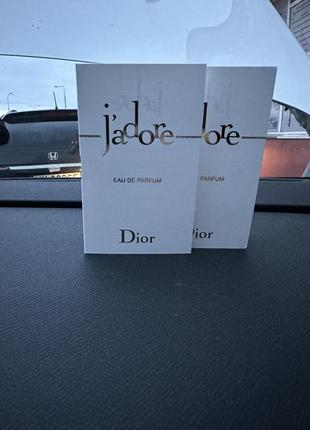 Новые пробники dior jadore