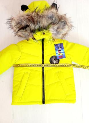 Зимовий роздільний комбінезон дитячий комплект із капюшоном та вушками на зиму куртка штани5 фото