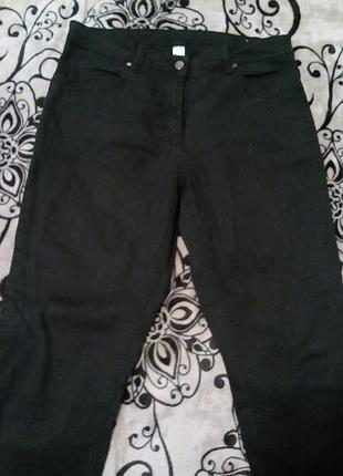 Укороченные джинсы,капри высокая посадка,стрейч