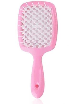 Расчёска superbrush для нарощенных волос. продувная