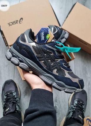 Мужские кроссовки asics gel nyc dark blue