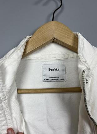 Bershka укорочена джинсова куртка3 фото