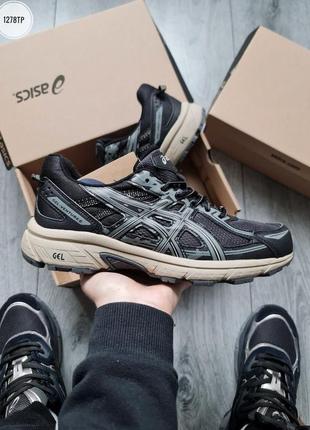 Чоловічі кросівки  asics gel venture 6 black khaki