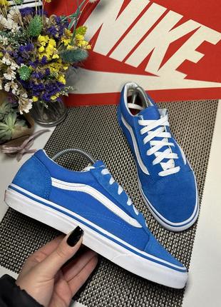 Оригинальные замшевые кеды vans old skool