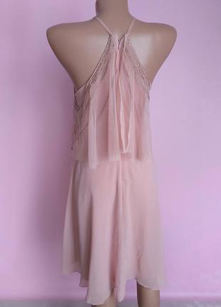 Сукня з вишивкою бісером відкриті плечі lipsy2 фото