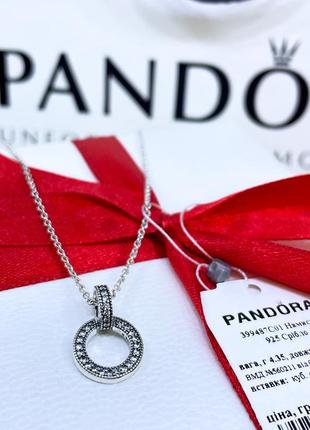 Срібні кулони намисто ланцюжок пандора підвіска каміння червоне прозоре серця сердечко рожеве золото проба 925 нові з биркою pandora9 фото