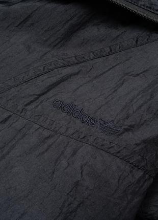 Adidas vintage jacket оловіча куртка вітровка4 фото