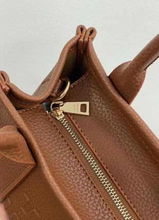 Женская сумка marc jacobs the tote bag mini brown7 фото