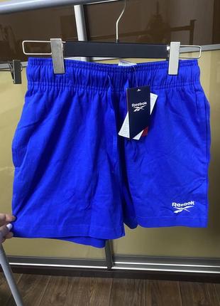 Спортивні сині шорти reebok