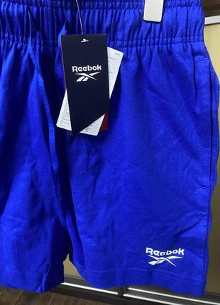 Спортивні сині шорти reebok2 фото