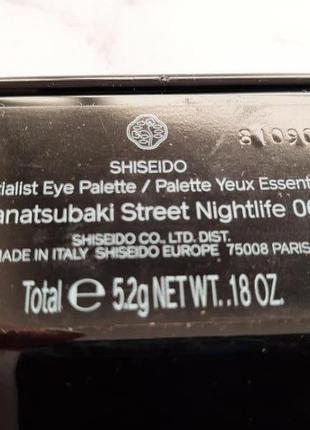 Палетка тіней shiseido3 фото