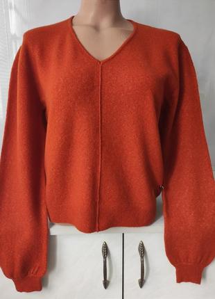 Брендовый полувер с объемными рукавами xandres размер s