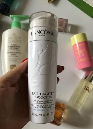 Молочко для зняття макіяжу lancome galaties douceur для всіх типів шкіри3 фото