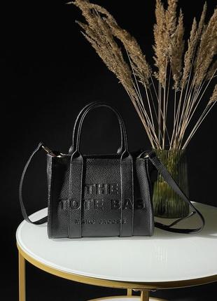 Женская сумка marc jacobs the tote bag mini black4 фото