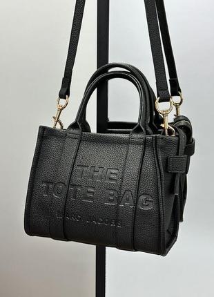 Женская сумка marc jacobs the tote bag mini black1 фото