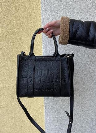 Женская сумка marc jacobs the tote bag mini black2 фото
