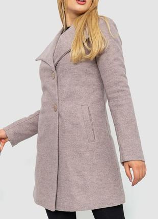 Пальто женское, цвет пудровый, 186r3533 фото