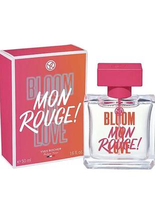 Парфумована вода mon rouge bloom in love (без упаковки), yves rocher