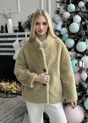 Натуральна шубка 100% меринос