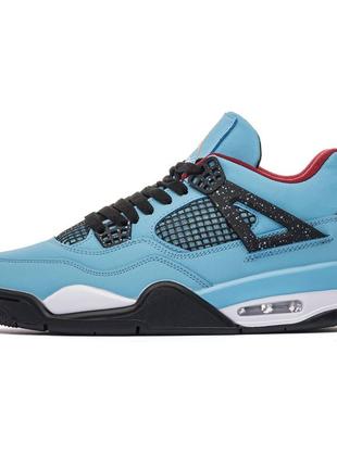 Кросівки nike air jordan 4 retro travis scott cactus jack4 фото