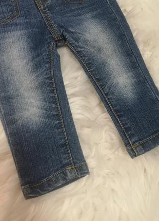 Джинси на 6-9 місяців штани брюки джинсові штанішки штанці3 фото