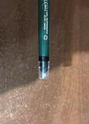 Водостойкий автоматический гелевый карандаш для век l'oreal paris infaillible grip liner emerald green зелёный 1 г3 фото