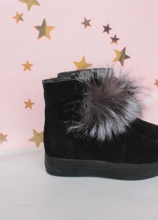 Зимние кожаные ботинки, сапоги, угги 40 размера2 фото